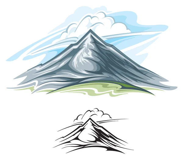 Montagne — Image vectorielle