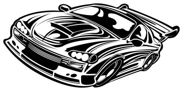 Carrera de coches — Vector de stock