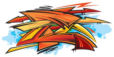 grafiti illüstrasyonu