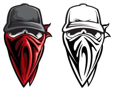 Download Outlaw Skull Free Vector Eps Cdr Ai Svg Vector Illustration Graphic Art