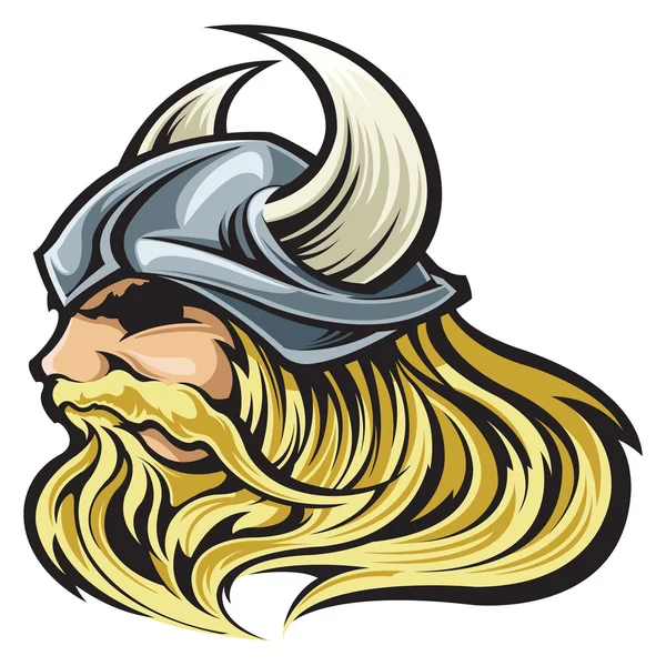 Viking illustratie — Stockvector