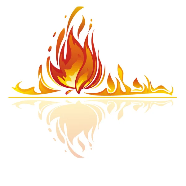 Fire004 — Vector de stock