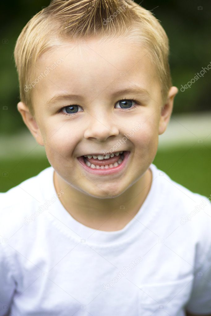 Cute, smiling Little Boy Portrait