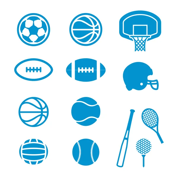 Equipamiento deportivo y pelotas — Foto de Stock
