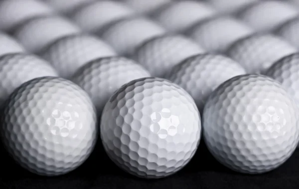 Bolas de golfe fundo — Fotografia de Stock