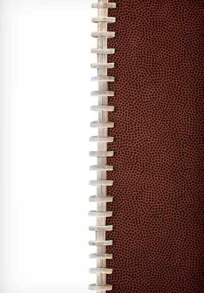 Football Laces Layout Extra Large Size — Stock Photo, Image