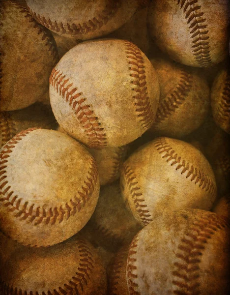 Aged Vintage fond de baseball — Photo