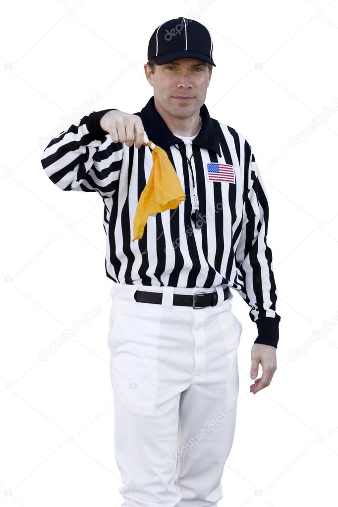 Referee Calling a foul