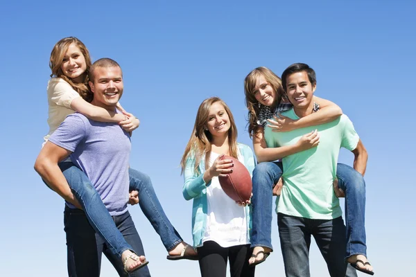 Multi-racial friends Having Fun — Stock Photo, Image