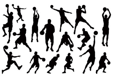 basketbolcular Silhouettes