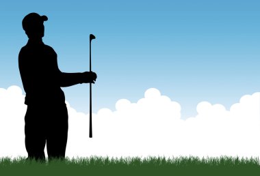 golfçü vektör