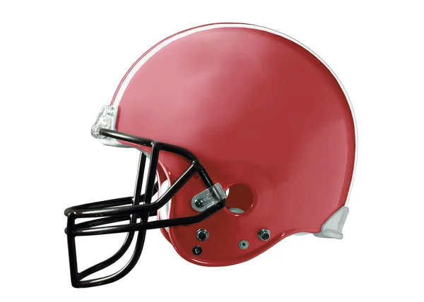 Red football helmet — Stock Photo, Image