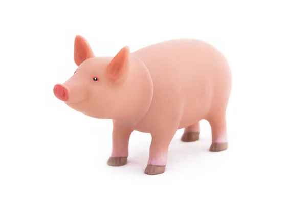 Іграшка свиня — стокове фото