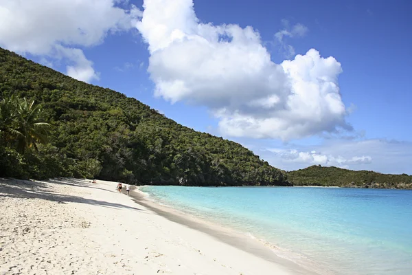Caribe aqua praia azul — Fotografia de Stock