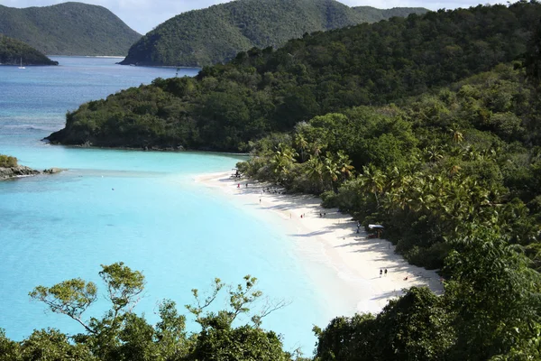 Caribe aqua baía azul — Fotografia de Stock