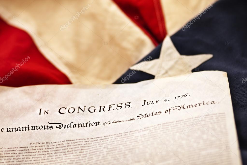 Declaration of Independence (Selective Focus)