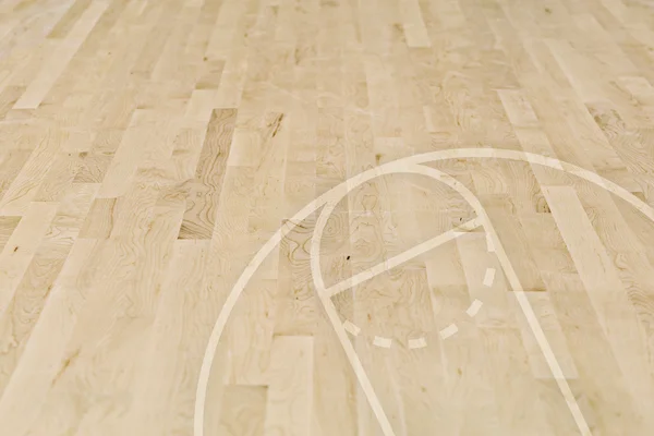 Lantai basket — Stok Foto