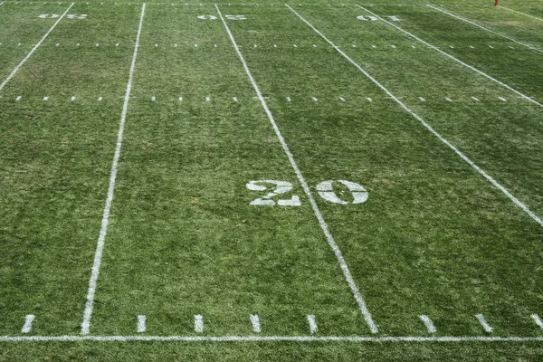 Amerikaans voetbalveld — Stockfoto