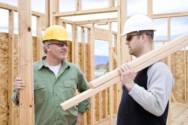 Lavoratori edili — Foto Stock