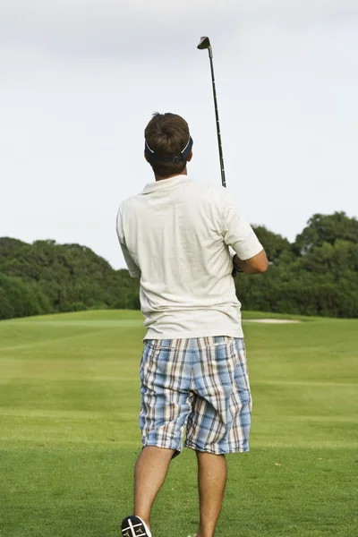 Golfista masculino — Fotografia de Stock