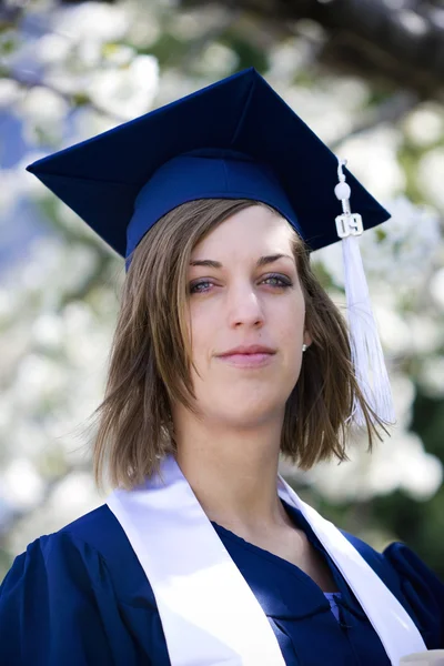 Graduada chica Retrato — Foto de Stock