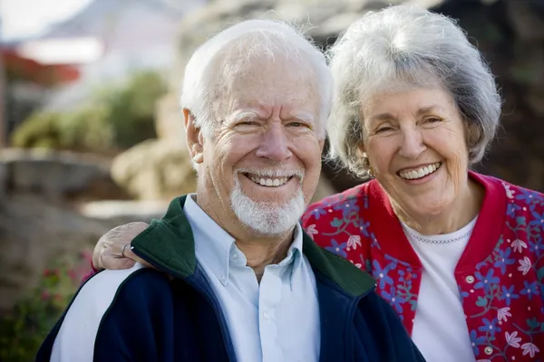 Senior Couple Smiling Royalty Free Stock Photos