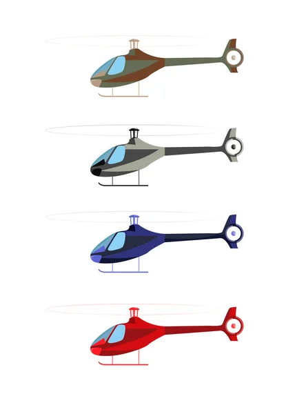 Helikopter. — Stok Vektör