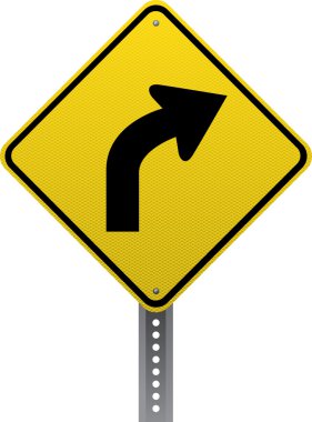 eğrisinin ahead işareti