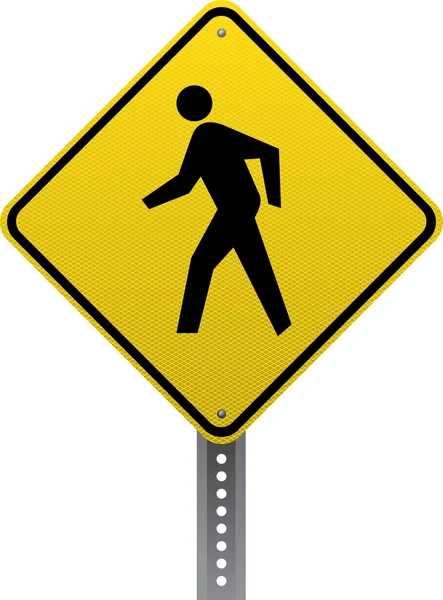 Pedestrian crossing — Stock Vector