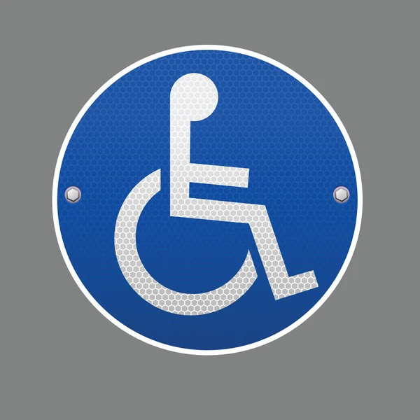 Handicap parkeren teken — Stockvector