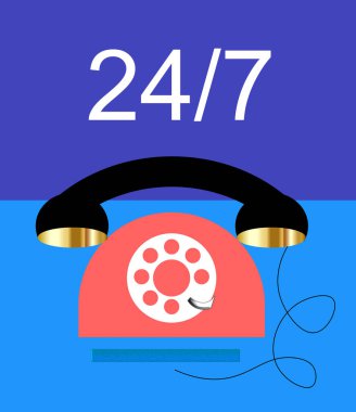 24 saat, 7 günlük destek servisi.