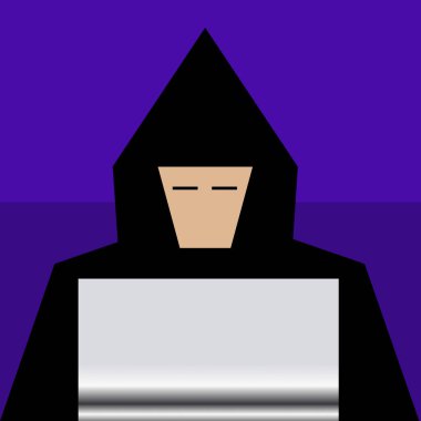 haker illüstrasyon kavramı