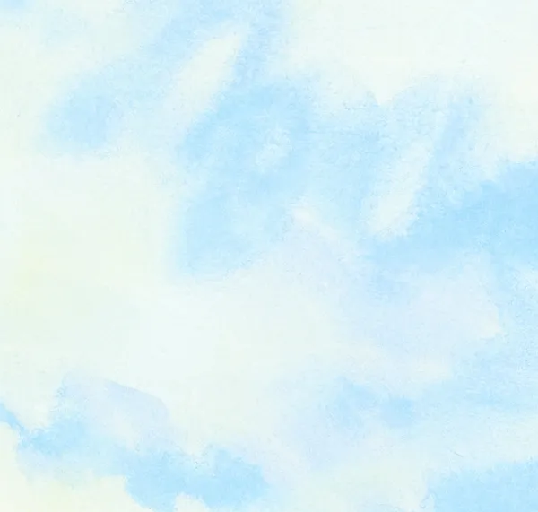 Abstrakt blå och gul akvarell bakgrund. — Stockfoto