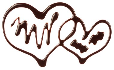 kalbine çikolata şurubu yaptı