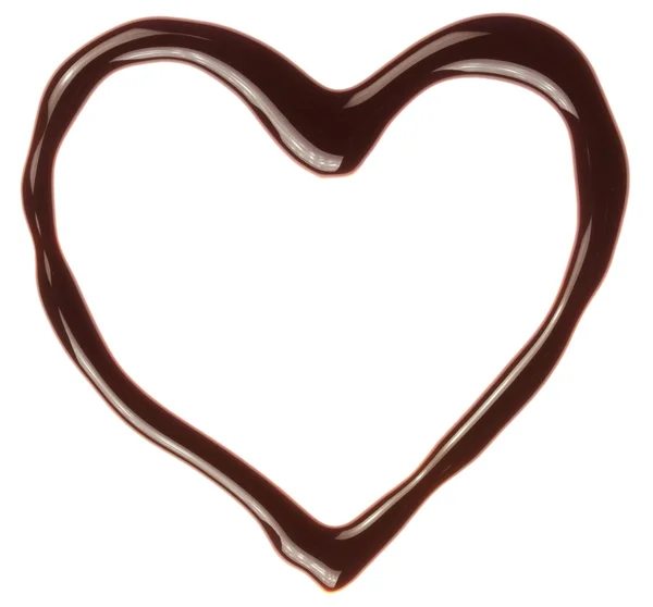 Chocolate heart — Stock Photo, Image