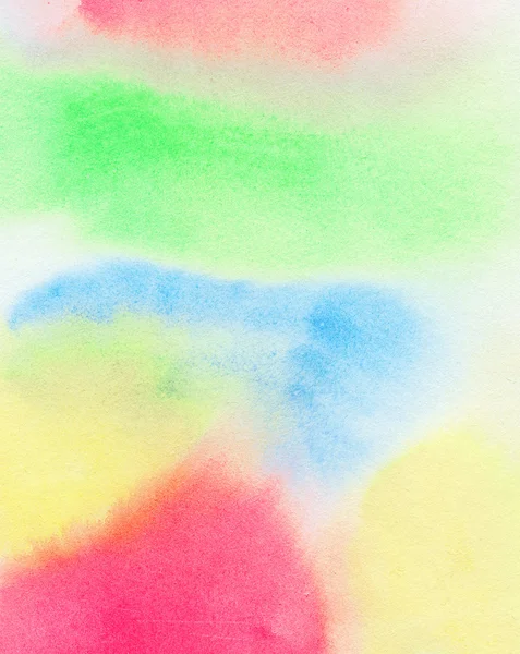 Abstracte kleurrijke aquarel geschilderd achtergrond — Stockfoto