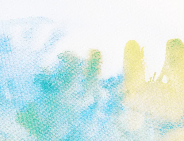 Abstract watercolor background with leaked paint — ストック写真
