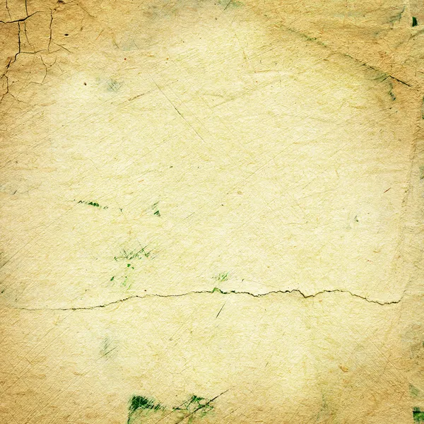 Texture papier jaune grunge, fond rayé — Photo