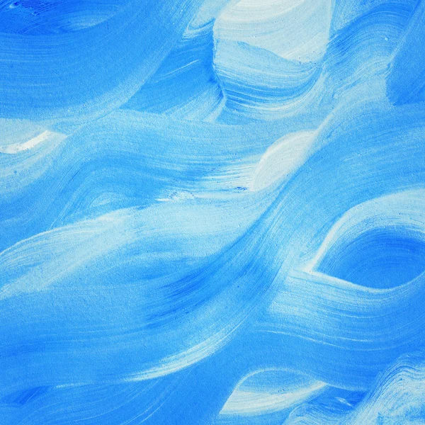 Abstraktní akvarel modrá vlna — Stock fotografie