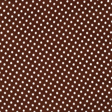 kahverengi kumaş dokulu beyaz noktalar ve