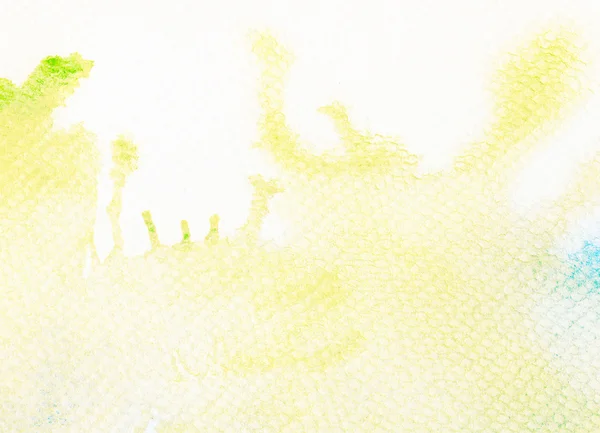 Abstrakter Aquarell-Hintergrund mit ausgetretener Farbe — Stockfoto