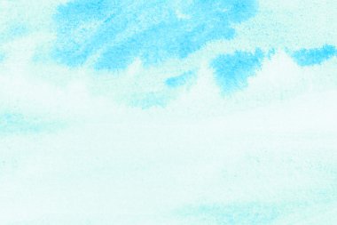 soyut suluboya gökyüzü, bulutlar