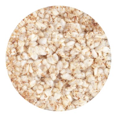 buğday kraker beyaz bir arka plan üzerinde izole