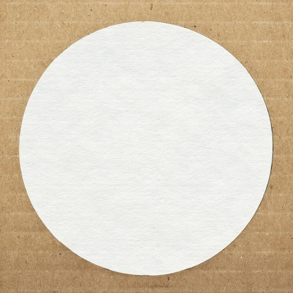 Brun randig kartong papper textur med kopia utrymme, designelement — Stockfoto