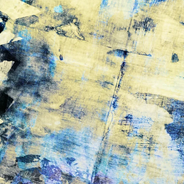 Abstract grunge blauwe en gele kleur achtergrond — Stockfoto