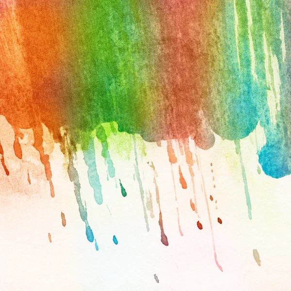 Abstract painted watercolor brush strokes background — Stock Photo, Image