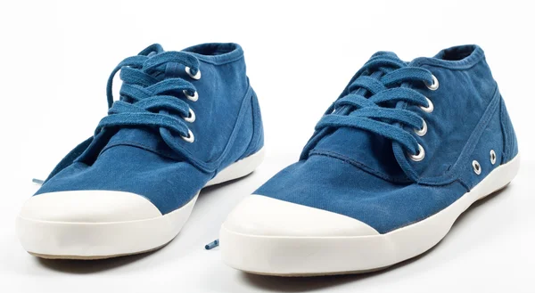 Yeni mavi ayakkabı — Stok fotoğraf