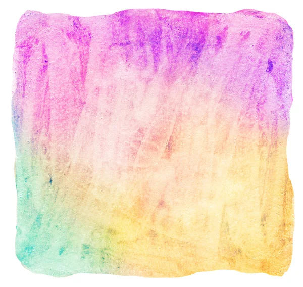 Пофарбований яскравий барвистий акварельний фон — стокове фото