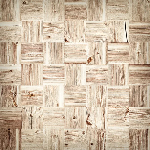 木制马赛克背景所作的旧木板 — 图库照片