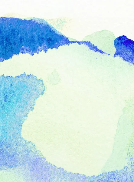 Luce blu dipinto acquerello sfondo — Foto Stock